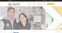 Desktop Screenshot of chachapoyasbackpackers.com